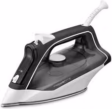 Ferro da stiro a vapore Rowenta DX1530 Black e White, 2200W, con piastra in acciaio inox e sistema anticalcare integrato