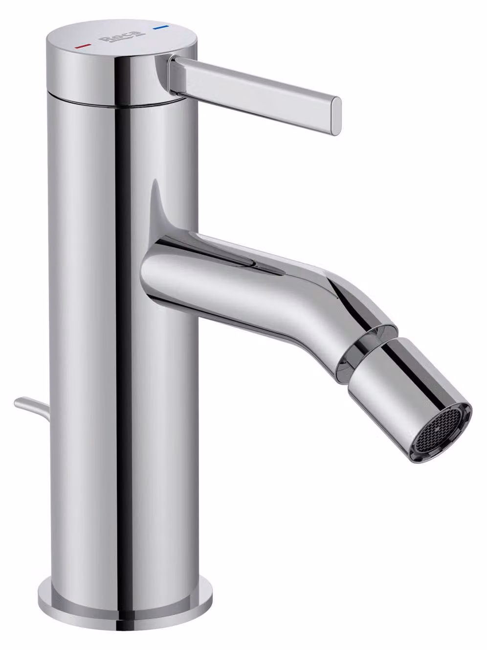 ROCA Miscelatore per bidet ONA: risparmio idrico ed energetico con scarico automatico, cromato