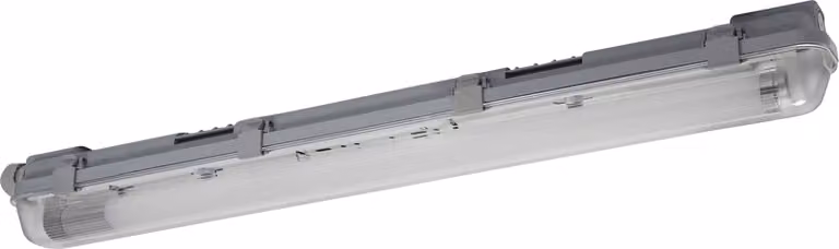 OSRAM Submarine apparecchio a prova di umidità con rilevatore di movimento incorporato 60cm 8W, apparecchio LED grigio, protezione IP65, per magazzini e garage
