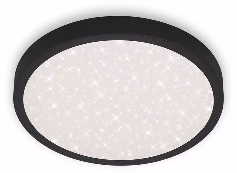 Lampada da soffitto a LED cielo stellato 24 W nero metallo-plastica Briloner