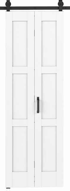 Armadio HOMCOM in stile rustico bianco effetto legno L: 71 cm, H: 213 cm – 1