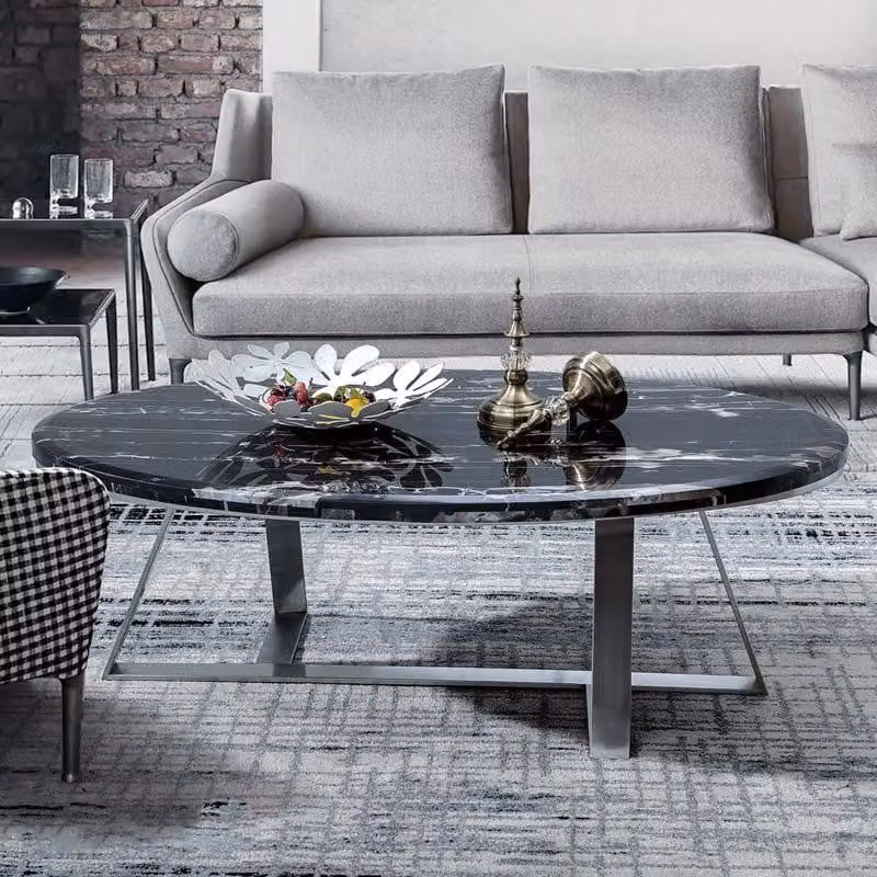 Couch Tisch Rund Tische Runde Sofa Metall Glas Beistell Designer Wohn zimmer