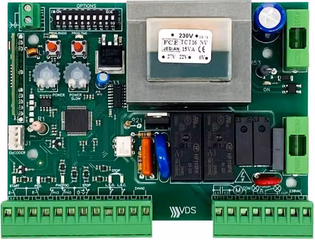 Apparecchiatura di comando VDS Euro 230 M1 E102 230VAC verde