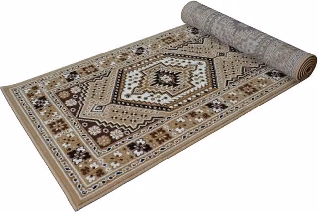 Tappeto passatoia Pierre Tappeti ROYAL SHIRAZ 2065 beige con motivo geometrico moderno L: 100 cm, P: 500 cm