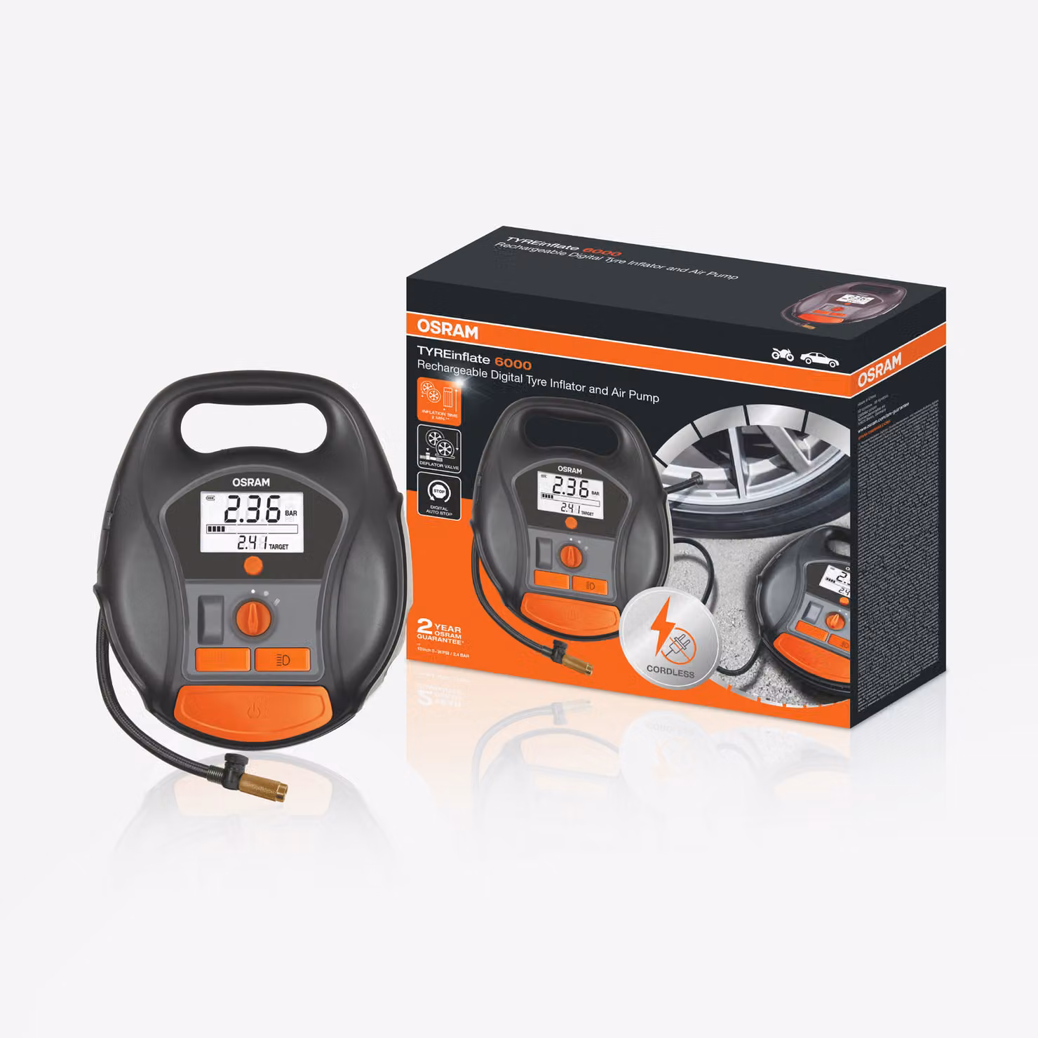 OSRAM PNEUMATICI Gonfiare 6000