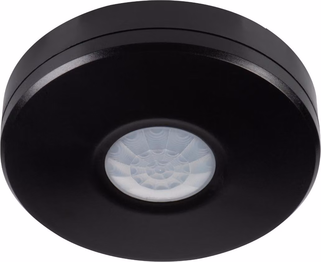 Rilevatore di movimento PIR da incasso a vista, nero, rotondo, Ø 11 cm, IP65/20, 8 m, ZONA MINI, Kanlux