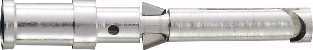 HARTING D-Goldtec Contatto a crimpare Perno di contatto (M) 2,5 mm² AWG14 oro, 1 pezzo Materiale lega di rame - 1 pezzo