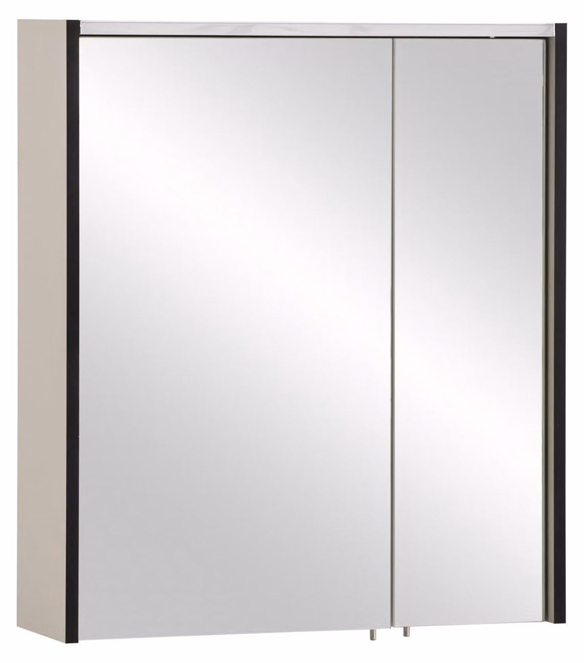 Specchio con illuminazione a LED, color crema, dimensioni 63,5 x 17,5 x 72,4 cm