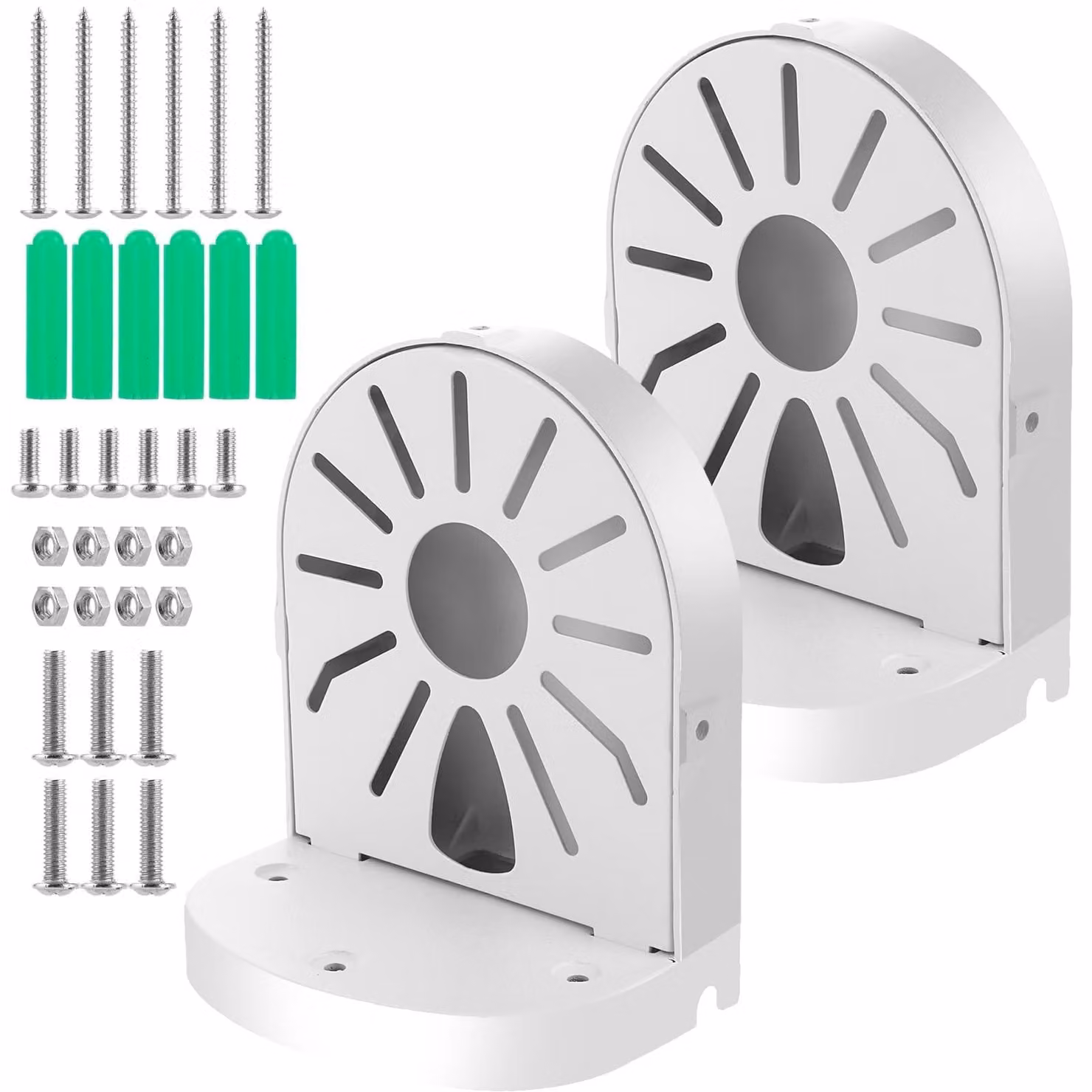 Solidchoice - Staffa a muro universale per telecamere a cupola, impermeabile e resistente