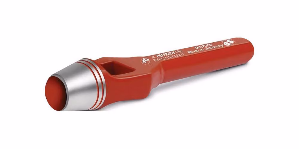 PAFFRATH Ferro da stiro Henkelloche (foro Ø 28 mm / rosso) - 0100280