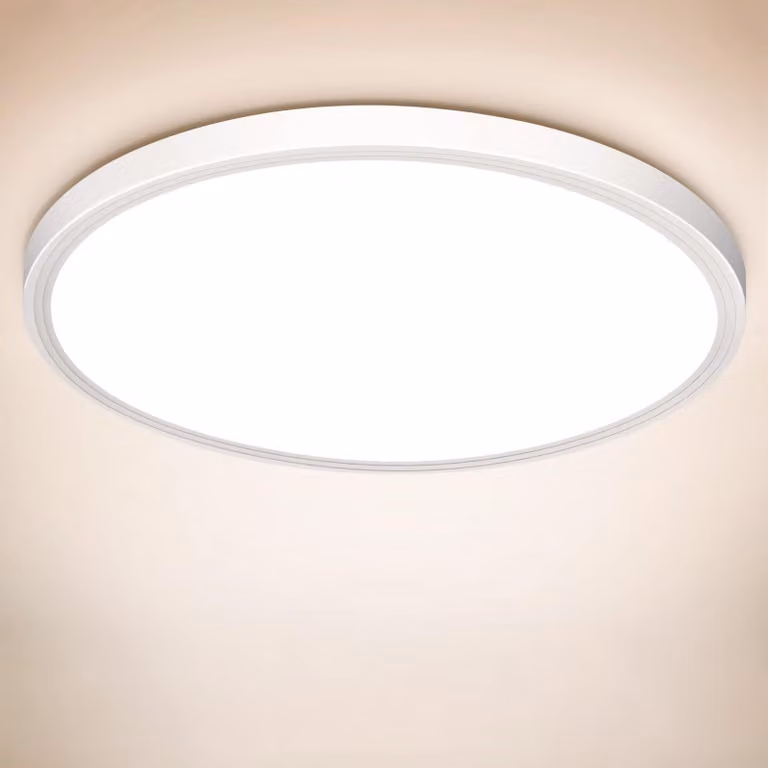 Lampada a soffitto a LED, diametro 22 cm, 4000 K, 18 W, 1600 lumen