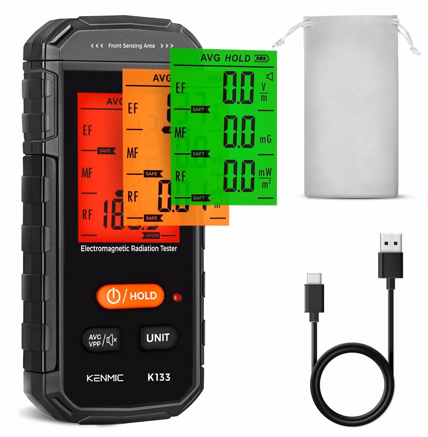 Misuratore EMF 3-in-1 – Rilevatore di campi elettromagnetici