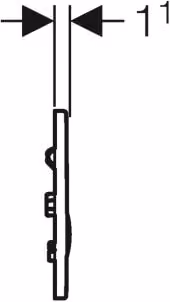 Geberit 241914461 Tango BetPl. per UR-Strg.