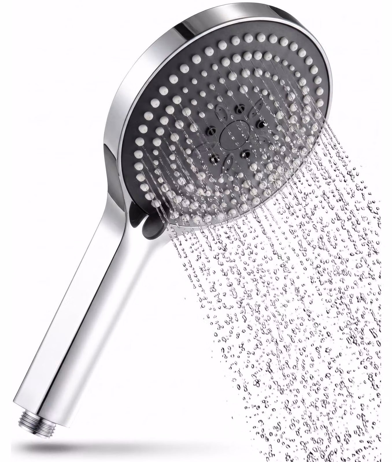 Soffione doccia - Doccetta a mano - 6 getti - Diametro 130 mm - Cromato