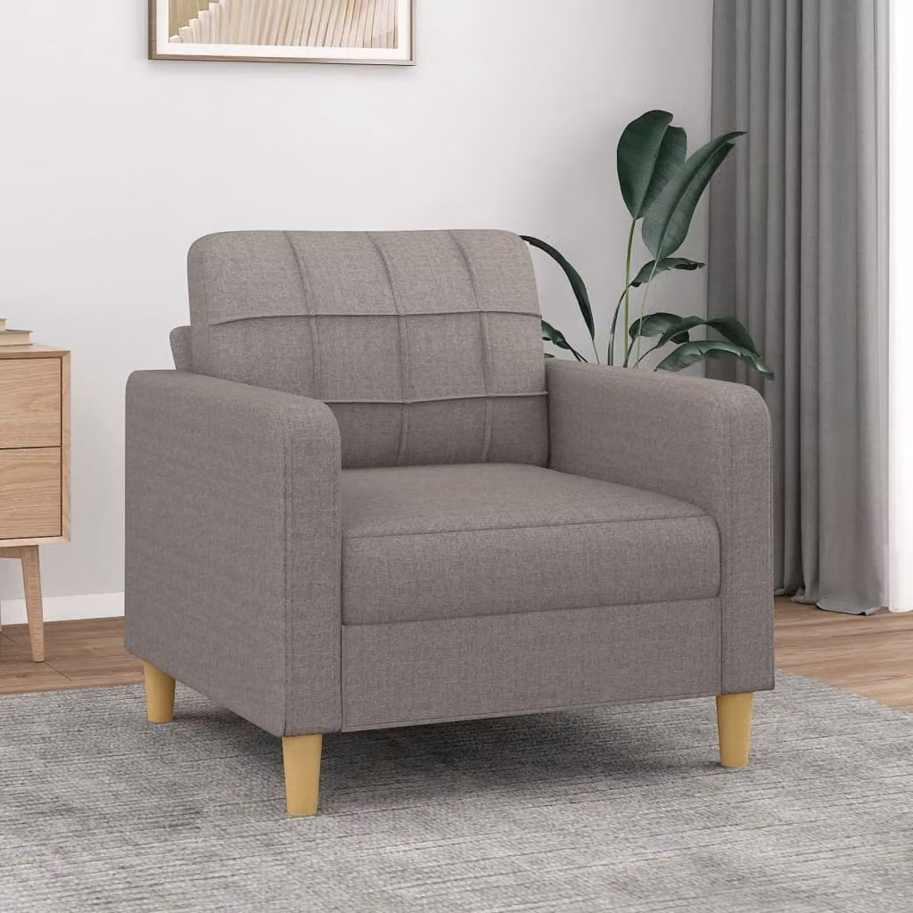 Maison Exclusive - Poltrona taupe 60 cm tessuto