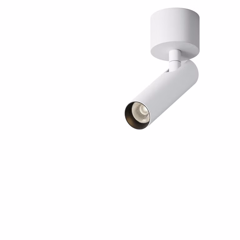 Maytoni Focus T Faretto a soffitto LED incl. alluminio bianco 6W per cucina, camera da letto, soggiorno, sala da pranzo, atrio