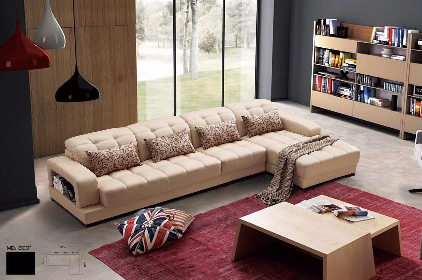 Polster Leder Couch Eck Sofa Landschaft Sofas Eck Garnitur Sitz Wohn Zimmer