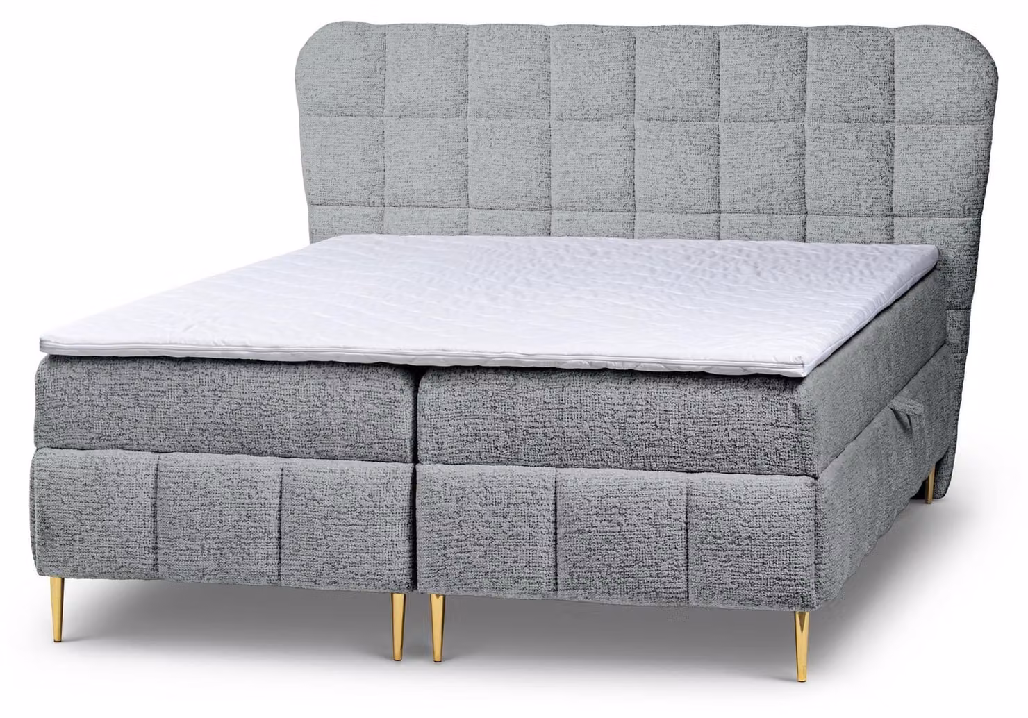 Letto con rete a molle Domy Polarquarz, dimensioni 140 x 200 cm