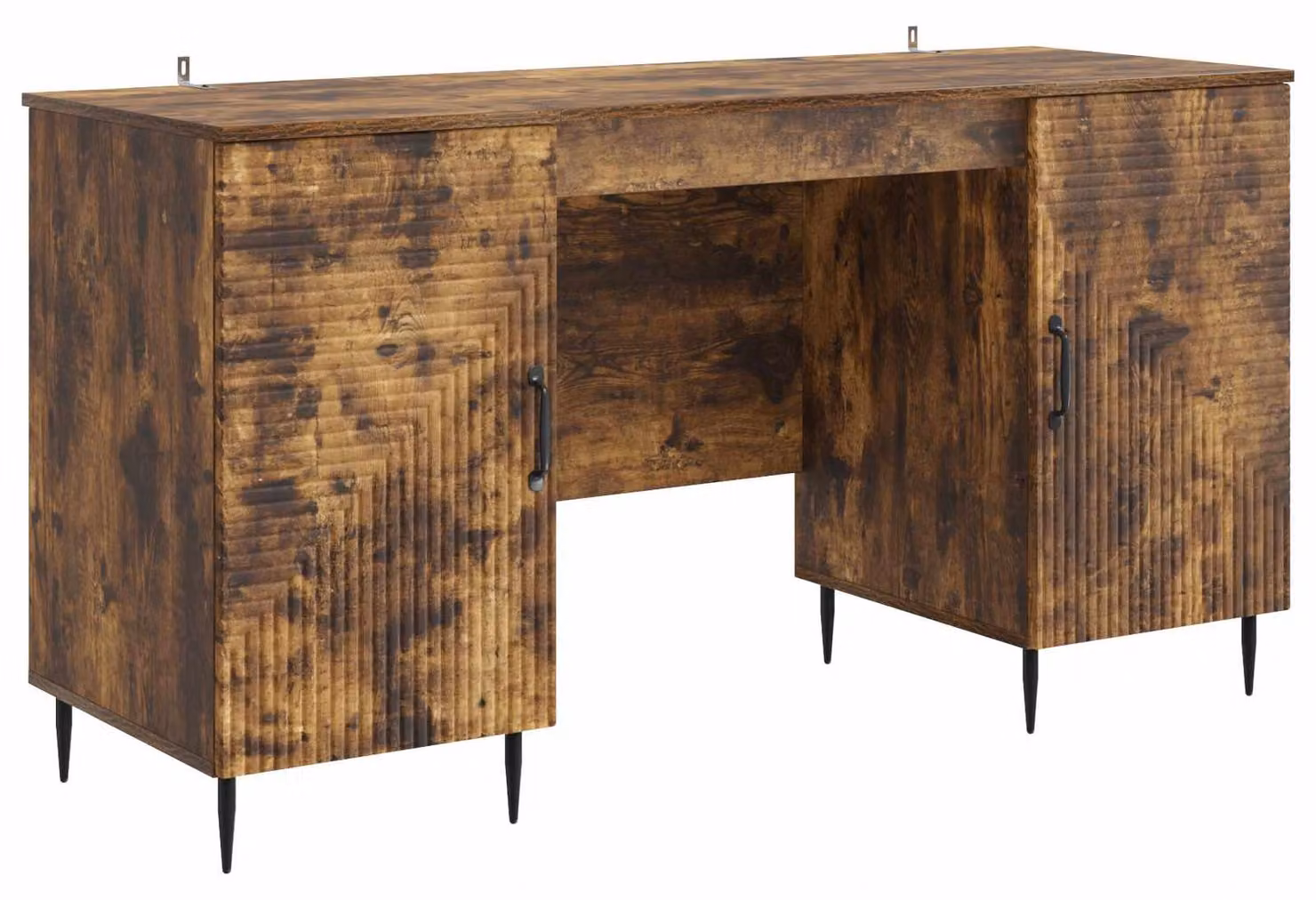 Scrivania Rovere Fumo 142,5 x 50 x 75 cm Legno ingegnerizzato