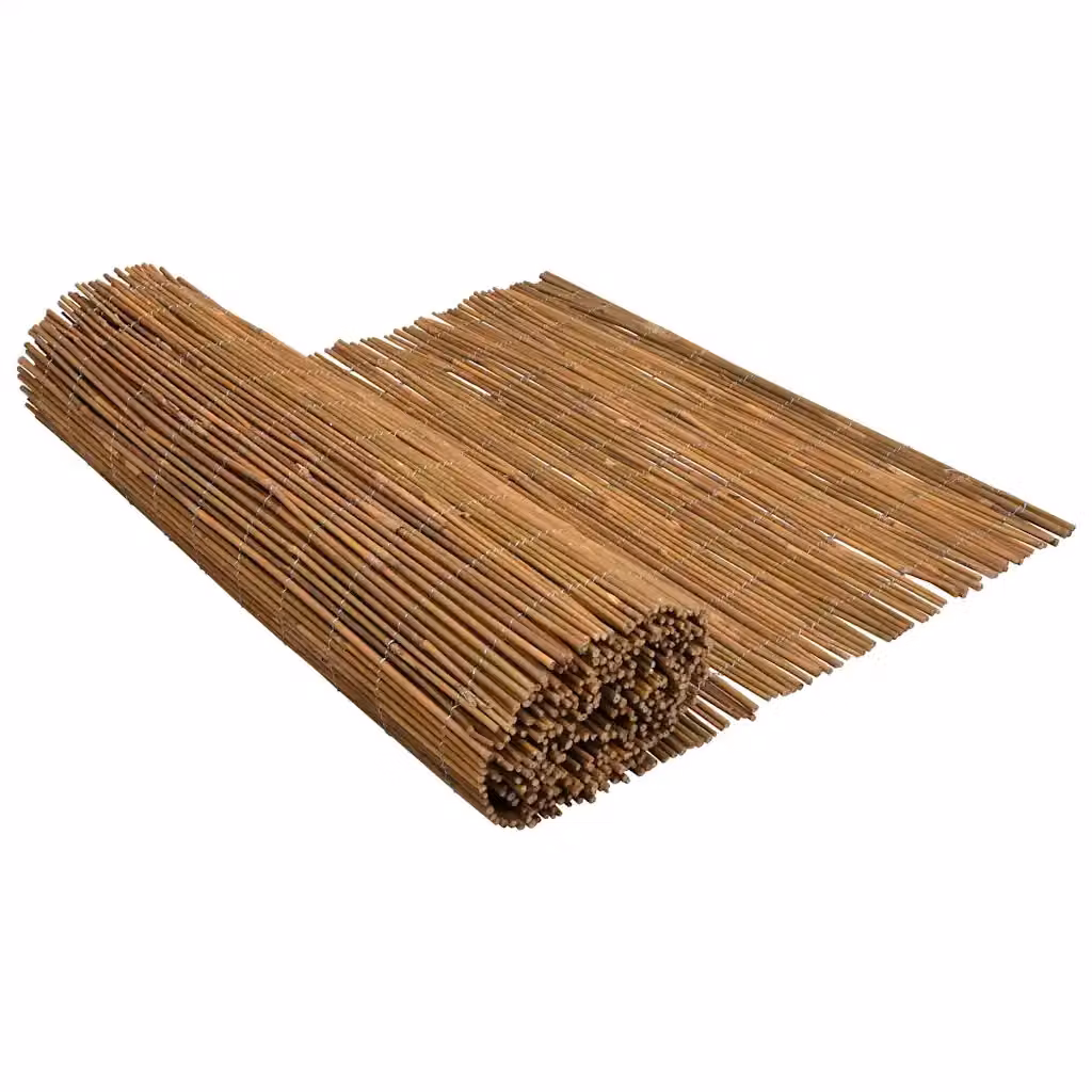 Recinzione in bambù intrecciato vidaXL marrone L: 500 cm, H: 100 cm – 2