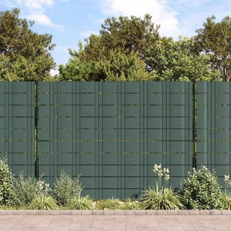Nastro privacy per recinzione vidaXL in plastica verde, Altezza: 19 cm, Lunghezza: 260 cm