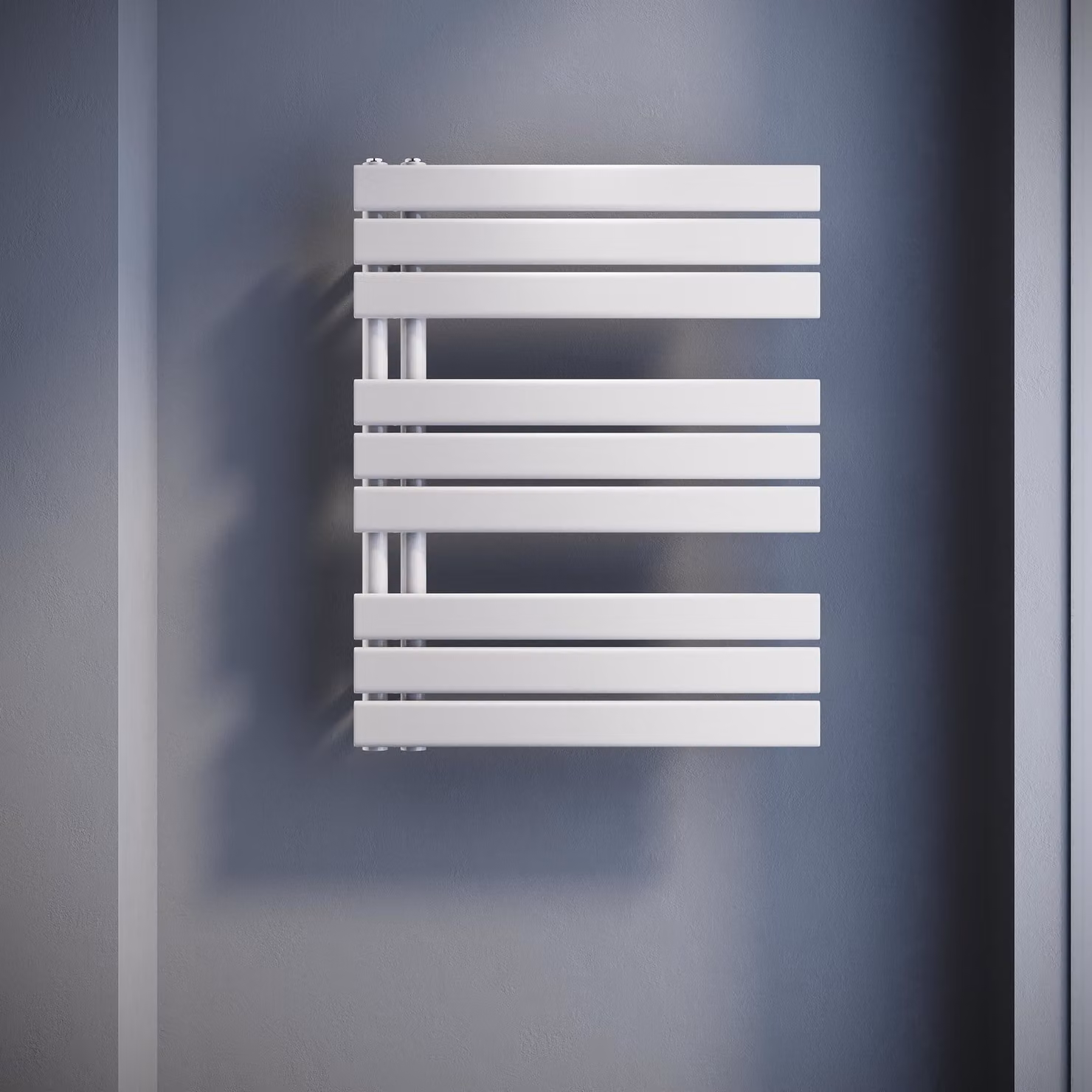 SONNI: Radiatore verticali, pannelli radianti, a singolo strato, colore bianco, dimensioni 762x600 mm. Riscaldamento a acqua o elettrico, senza resistenza