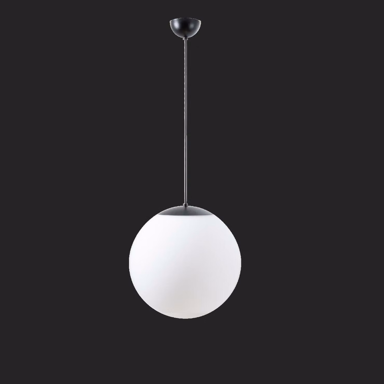 OSMONT ISI70310 ISIS S3 PM-M apparecchio a sospensione in plastica bianco/nero IP40 3000 K 27W LED combinazione di emergenza 1 h