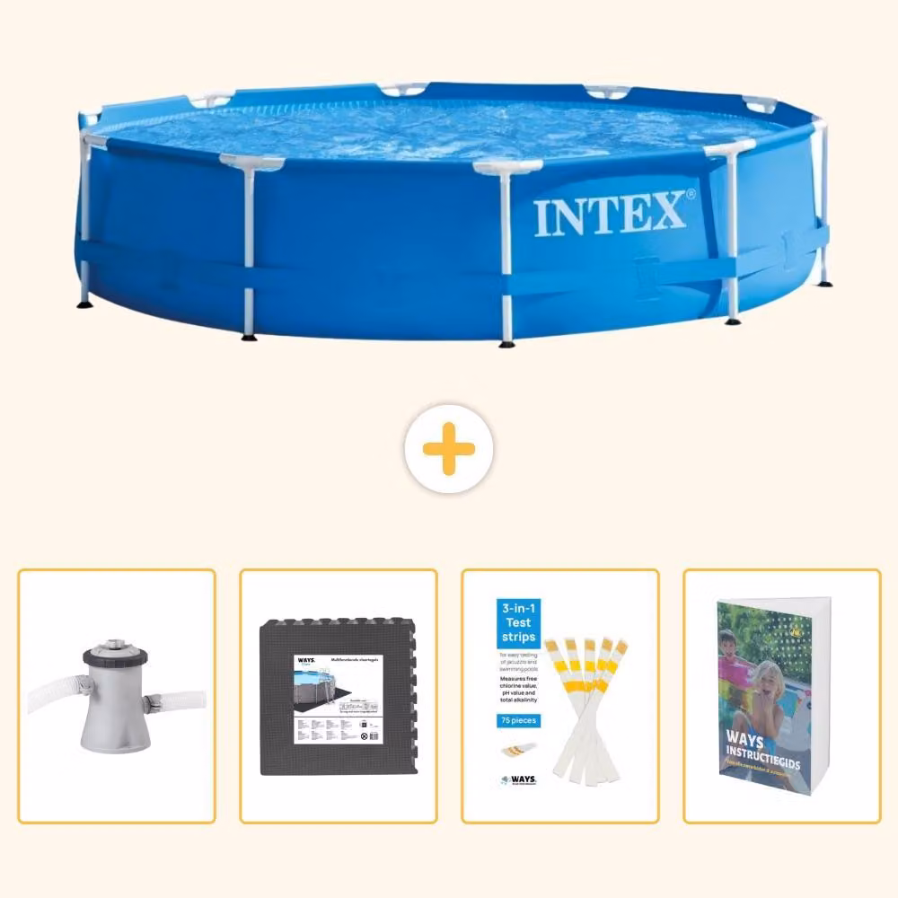 Piscina autoportante rettangolare - 305x76 cm - 5 pezzi - SCB131