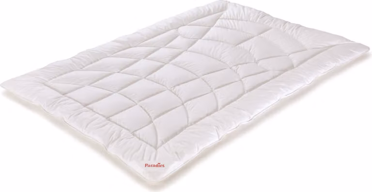 Paradies: coperta trapuntata per divano, 200x200 cm. Dala Premium: leggerezza e volume