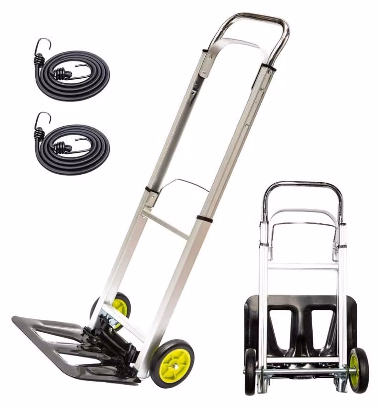Carrello portante da 100 kg | Carrello pieghevole | Carrello portante leggero in alluminio