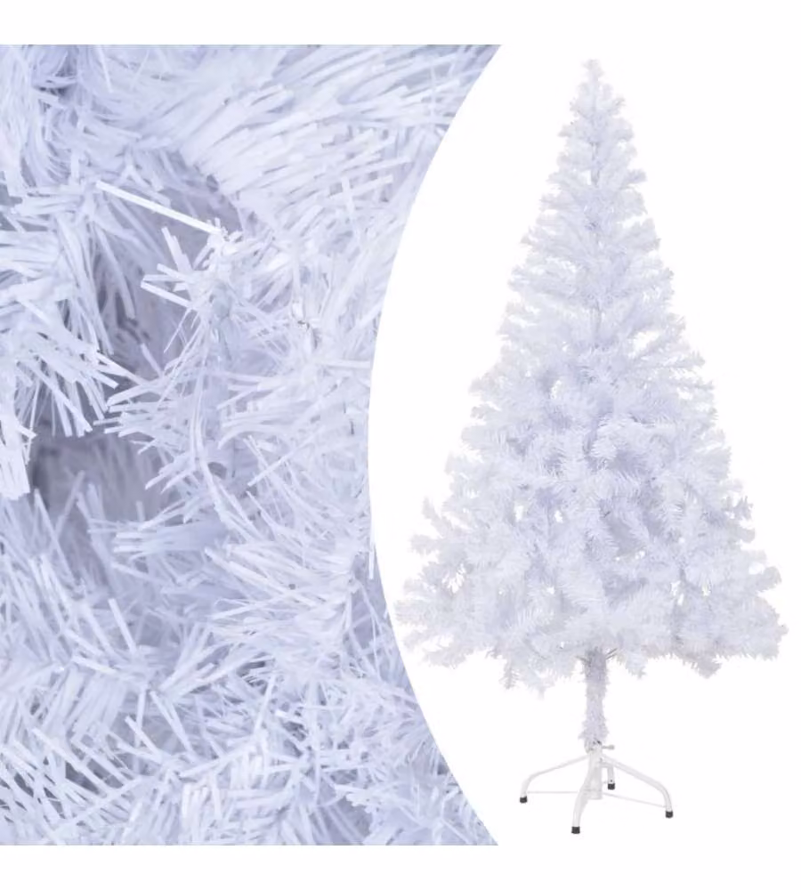 Set Albero Natale Artificiale con LED e Palline 150 cm 380 Rami