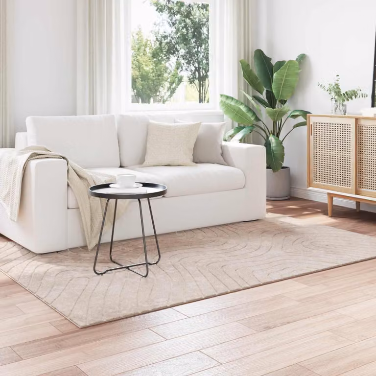 Tappeto vidaXL PALMERAS per interno ed esterno, Beige, L 160 x P 230 cm
