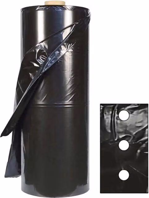 Telo pacciamatura nero ESTO per orto e giardino, larghezza: 80 cm, lunghezza: 1000 m