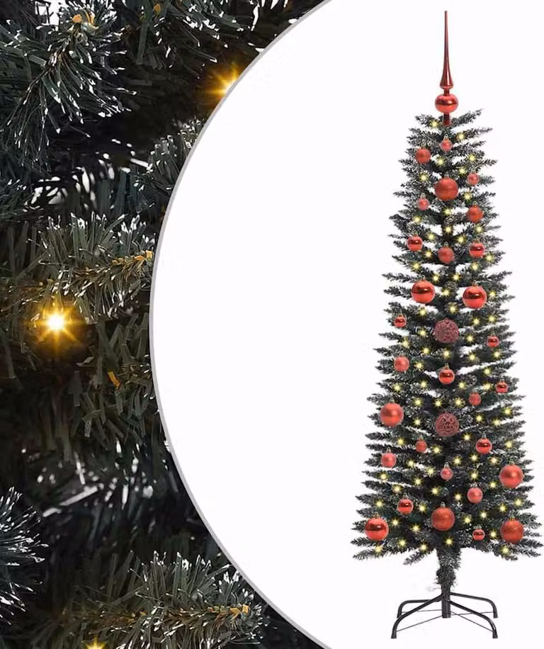 Albero di Natale artificiale con 150 LED Verde 120 cm