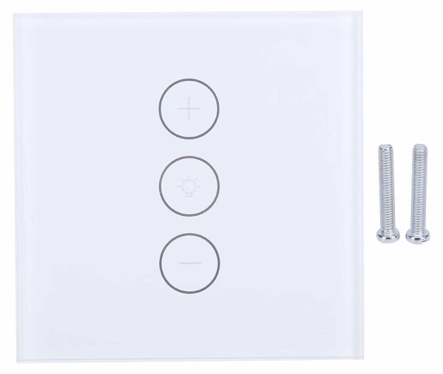 Interruttore dimmer intelligente Wi-Fi, controllo vocale, touch screen, app per smartphone, controllo remoto e programmazione temporizzata per uso domestico