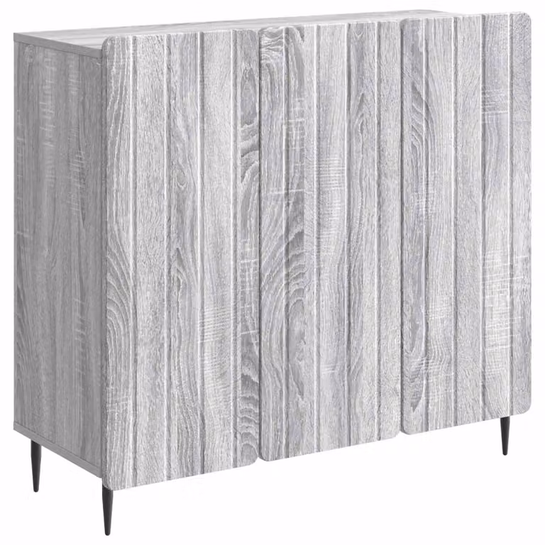 Credenza Grigio Sonoma 89 x 34,5 x 82 cm Legno ingegnerizzato
