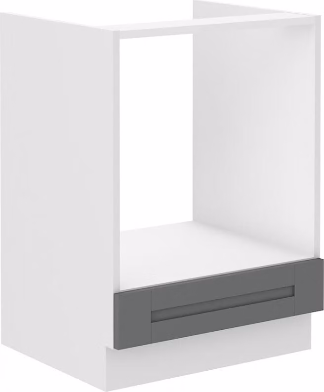 Armadietto per fornelli LAILI - larghezza 60 cm, grigio / bianco