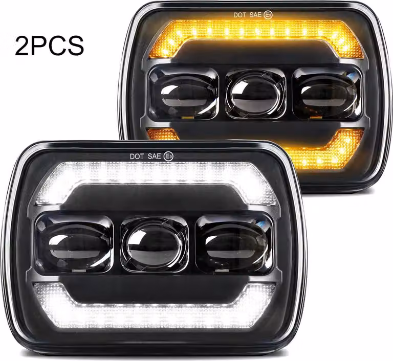 Fari a LED, compatibilità standard, elevata luminosità, 2 pezzi T002V