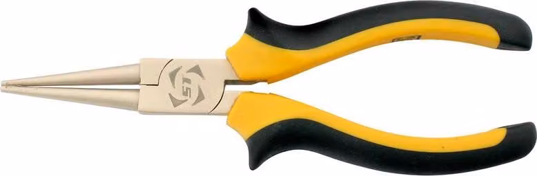 Pinze Strend Pro PL0086, 160 mm, a becchi tondi, dritte, per anelli di sicurezza