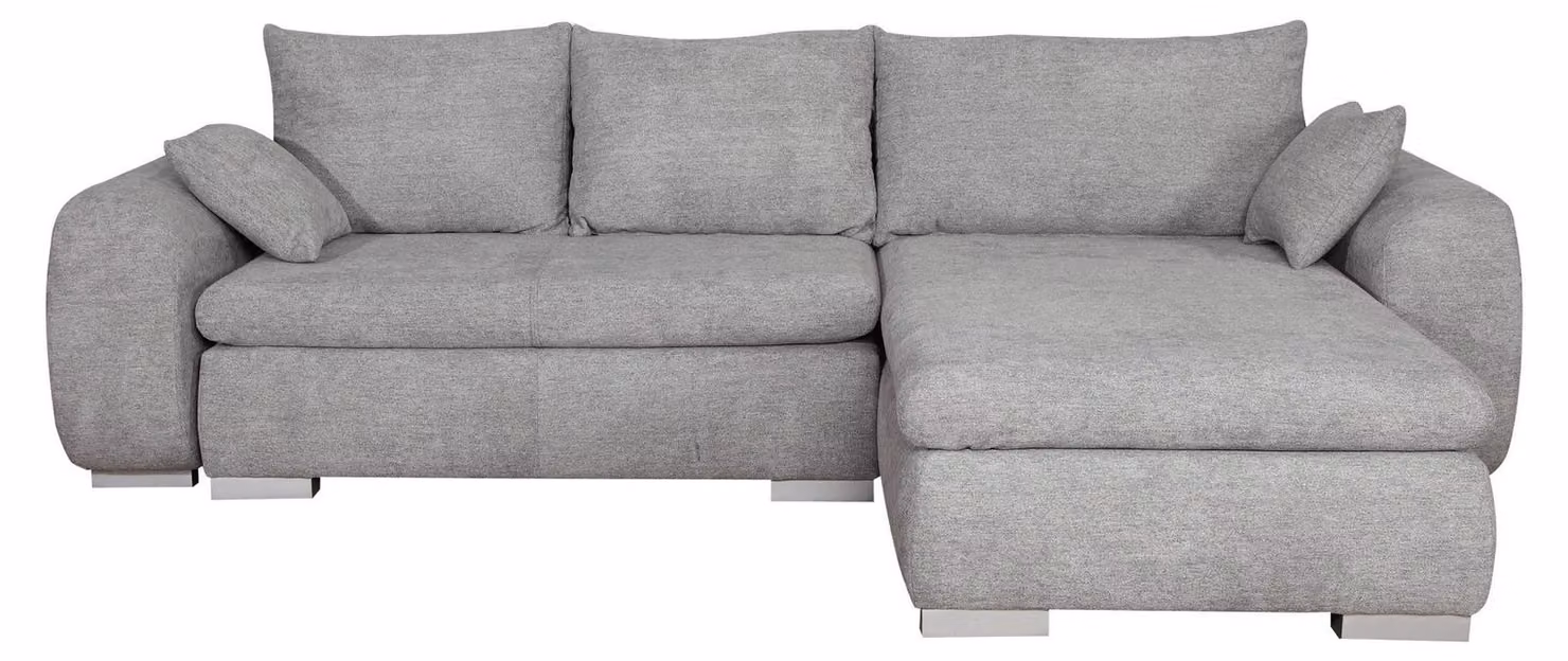 Ecksofa L-Form Wohnlandschaft Sitzgarnitur Sofas Polster Stoffsofa