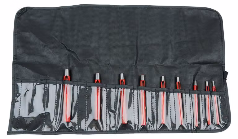 KS TOOLS Set di punzoni tondi 129.2107 Acciaio per utensili 640g