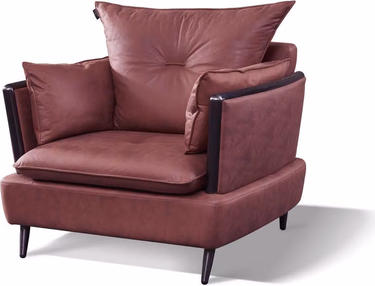 Klassischer Sessel Fernseh Design Polster Sofa Couch Couchen Sofas Textil Stoff