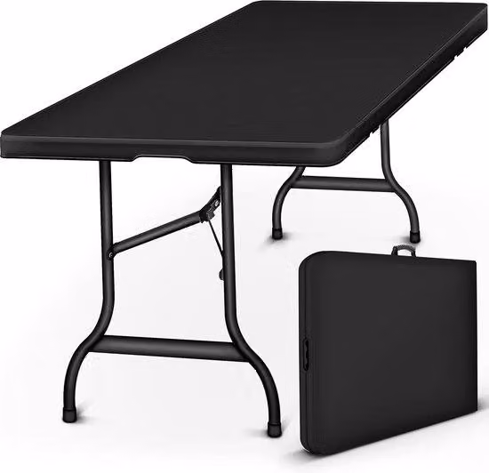 Tavolo da campeggio pieghevole - 180x75 cm - Tavolo pieghevole - Tavolo da festa
