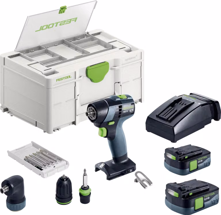 Trapano avvitatore a batteria Festool TXS 12 Set da 2,5 | 576874