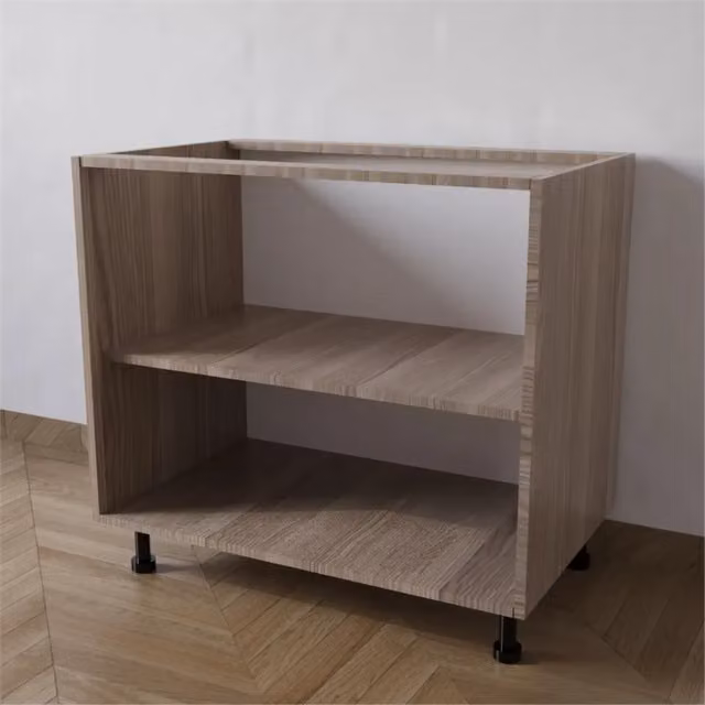 Base cucina Calandrelli senza ante in legno color olmo L 80 x P 55,5 x H 72 cm