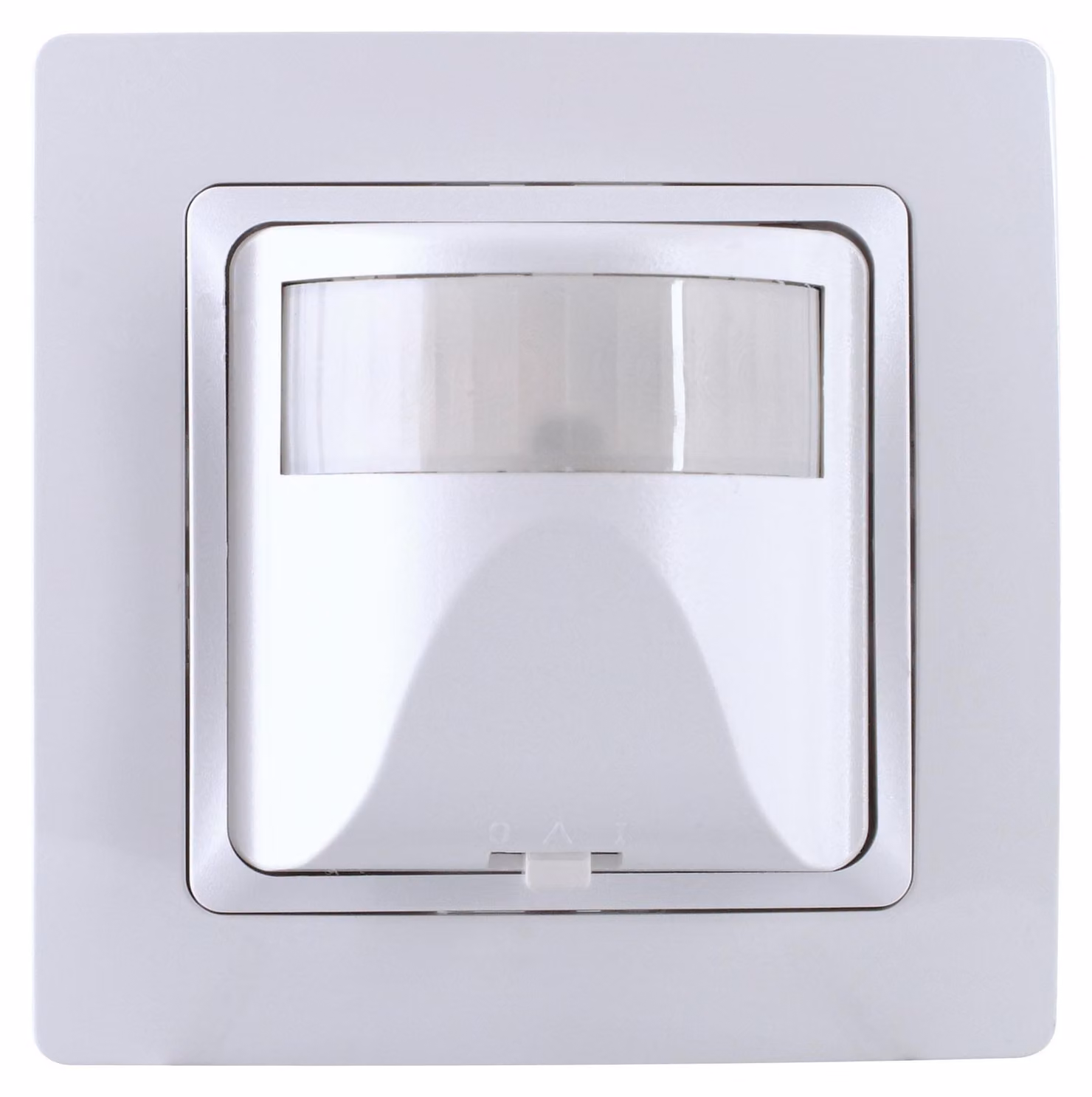 Interruttore rotante a 180°, apparecchio completo, basetta a 1 modulo, da incasso, grado di protezione IP20, colore bianco