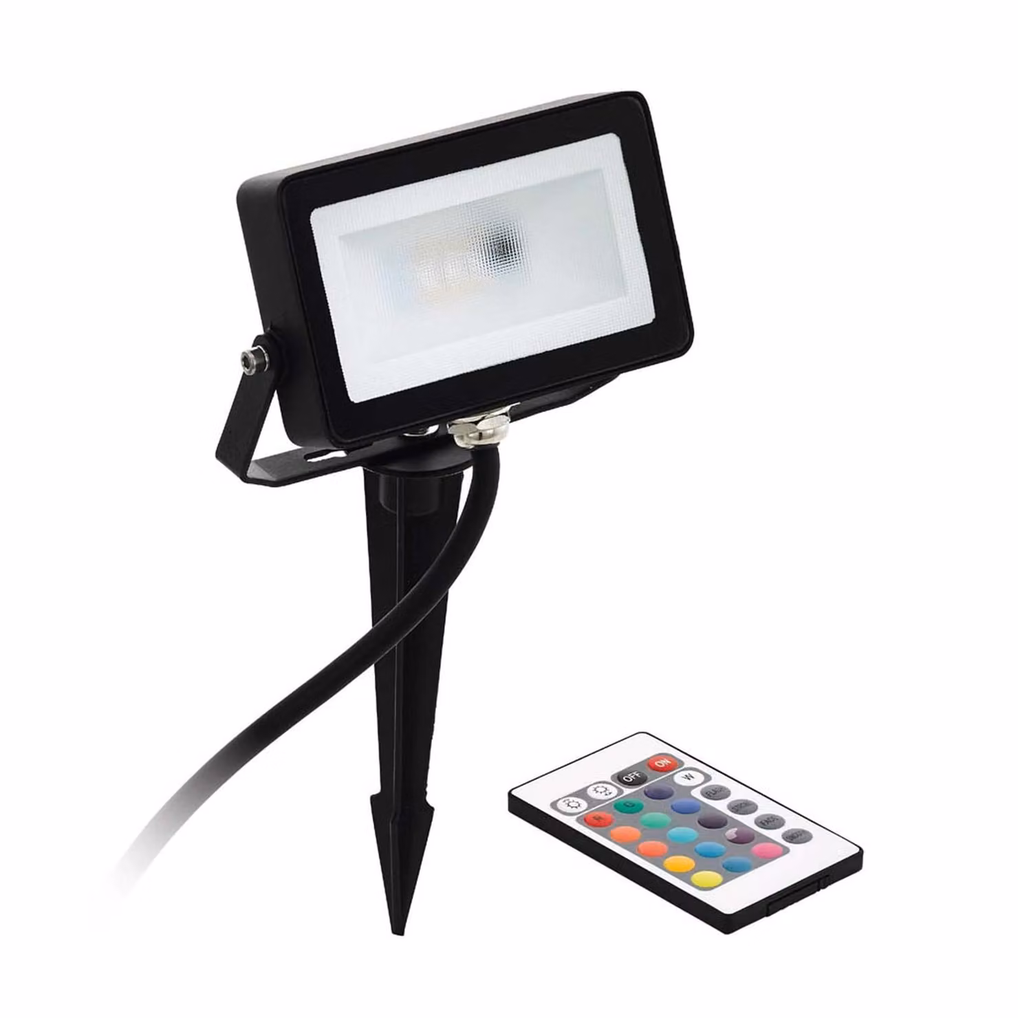 Faretto Picchetto Esterno Moderno Faedo 4 Alluminio Nero Led