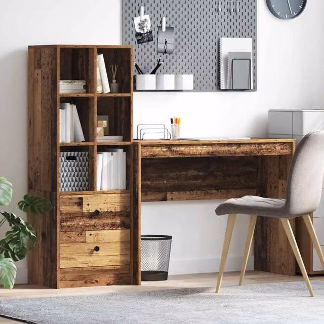 Scrivania Legno vecchio 145,5 x 40 x 127 cm 2 pz 3337335