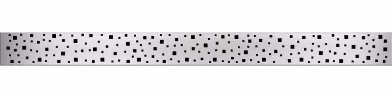 Griglia quadrata lucida Chud?j da 750 mm per canale lineare S 750