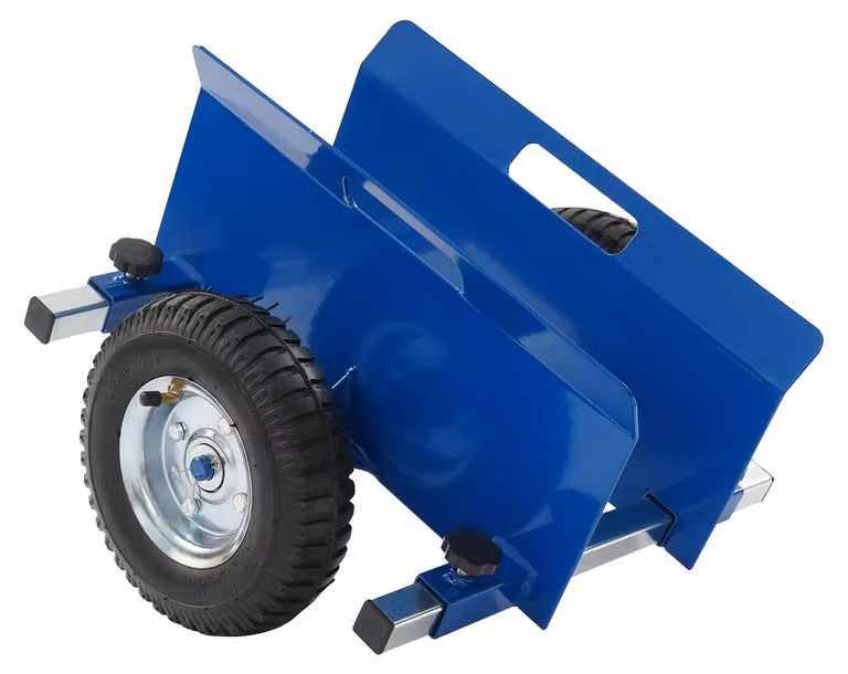 Carrello, ruote da 8 pollici, capacità di carico di 1100 libbre, colore blu